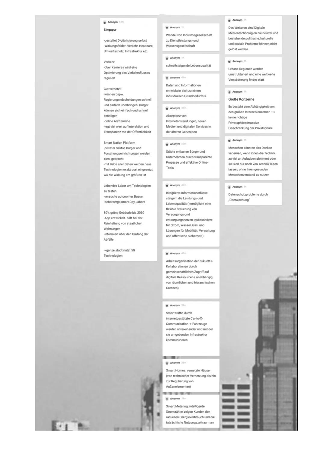  Woran erkenne ich eine City?
Funktionale Gliederung
-man betrachtet die Nutzung von Stadtbereichen
-Bildung
-Freizeit
-Kultur
-Gesundheitsv