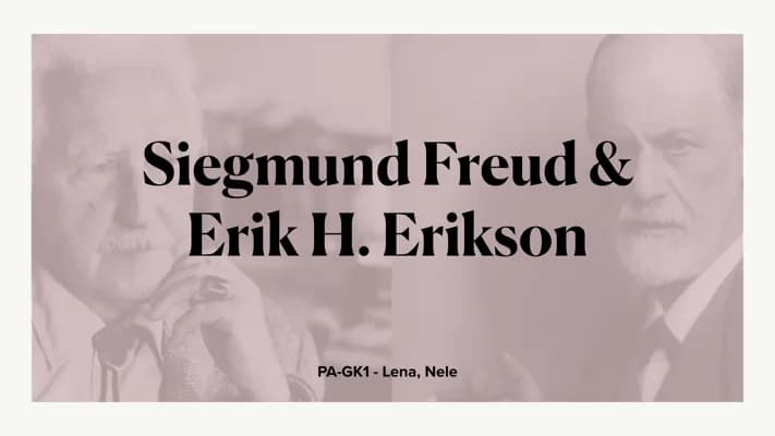 Know Präsentation Siegmund Freud & Erik H. Erikson thumbnail