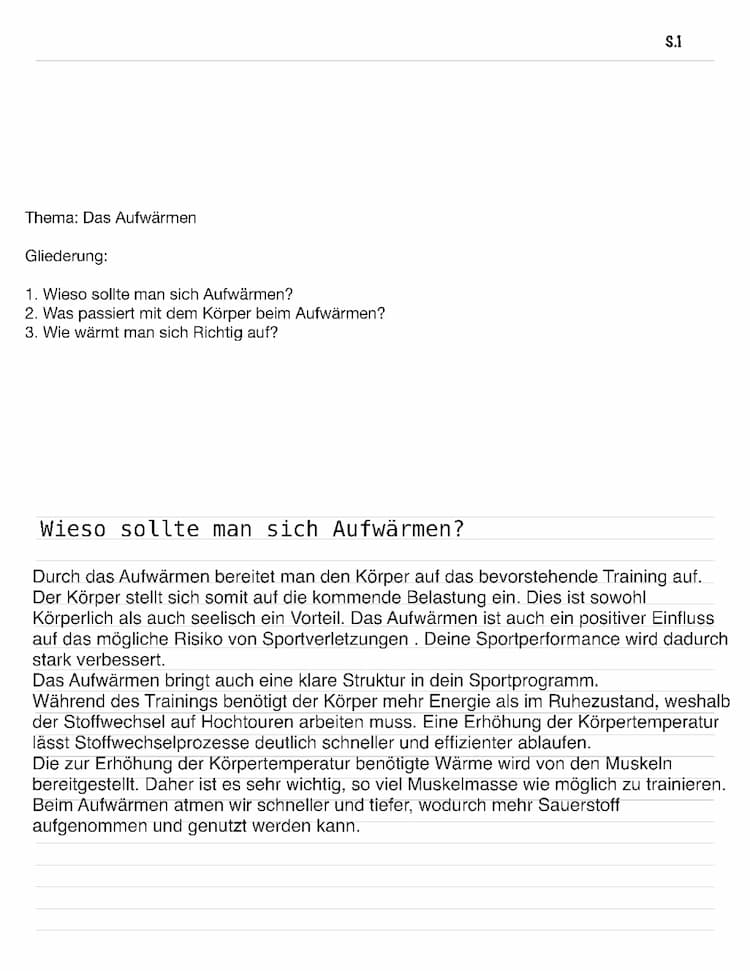 Know Das Aufwärmen  thumbnail