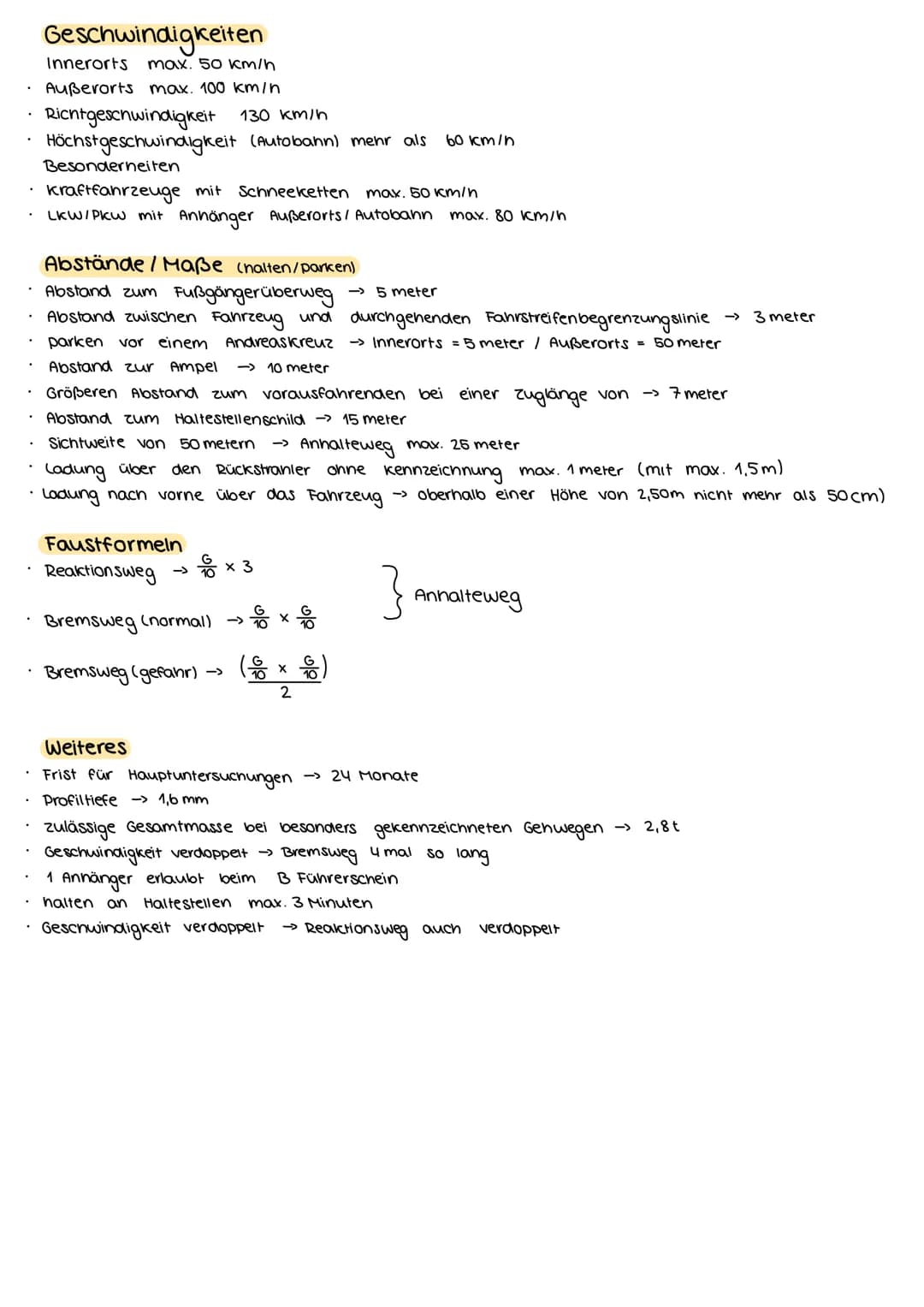 .
.
.
Lektion 1 (persönliche Voraussetzungen / Risikofaktor Mensch)
1,0 Promille Alkohol
abbau Dauer = 10 Stunden
Drogen im Urin →> Wochen d