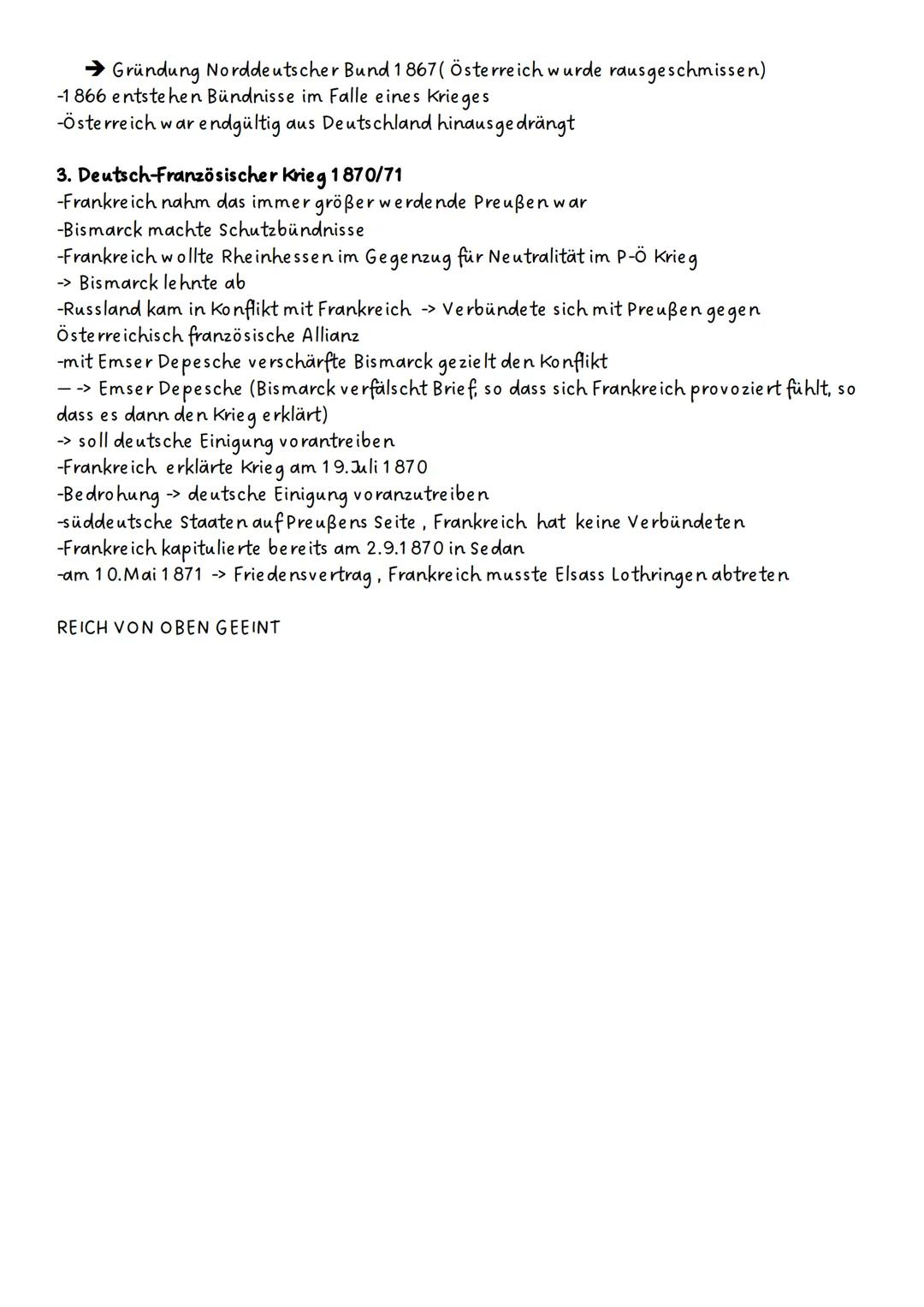 # Reichseinigungskriege

~das Ziel von Preußen war ein deutscher Nationalstaat, doch dies schien unerreichbar
-doch dann wendeten drei Krieg