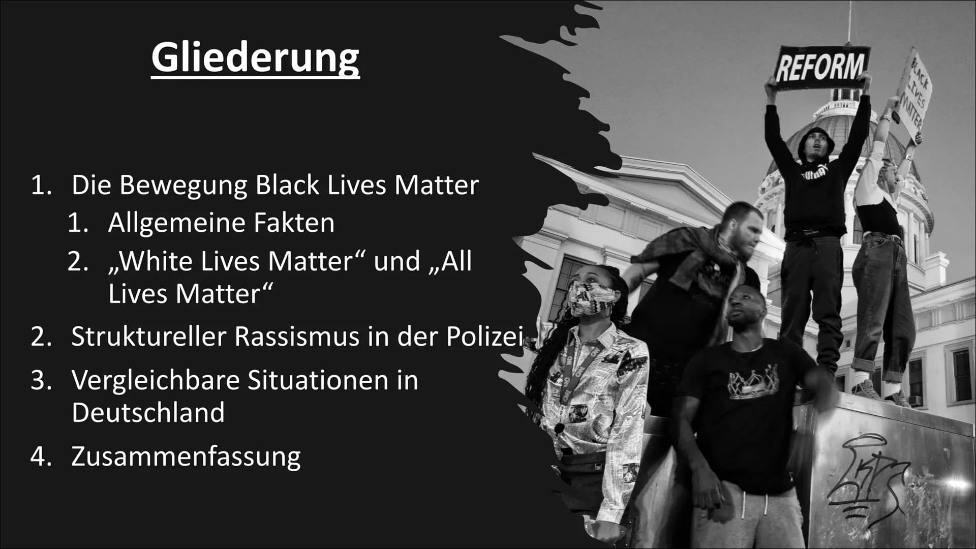 BLACK LIVES
MATTER
A R
S
TRANSIT
OLIC
790
Black Lives Matter
SE UP
TOP
PISE UP!
10
RO
10 25. Mai 2020→→ gewaltsamer Mord an
George Floyd dur