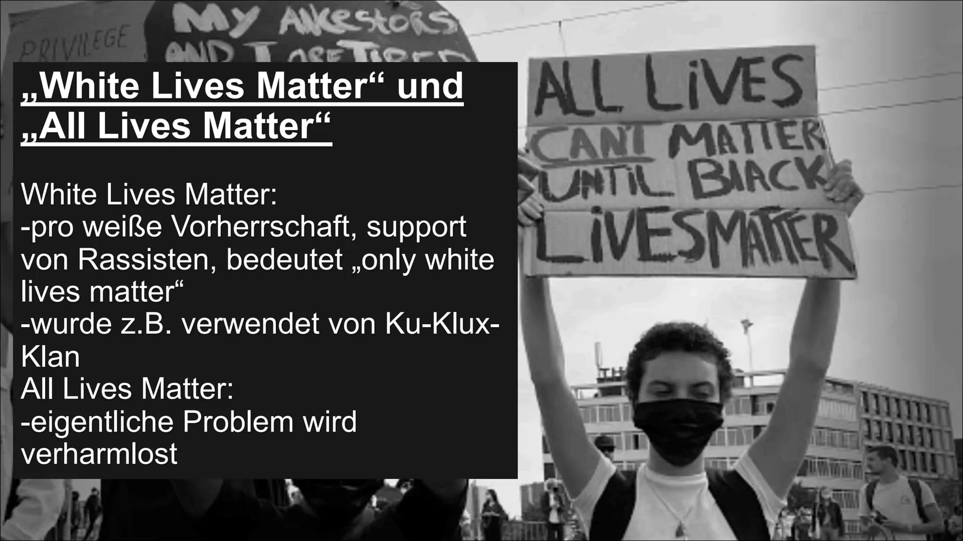 BLACK LIVES
MATTER
A R
S
TRANSIT
OLIC
790
Black Lives Matter
SE UP
TOP
PISE UP!
10
RO
10 25. Mai 2020→→ gewaltsamer Mord an
George Floyd dur