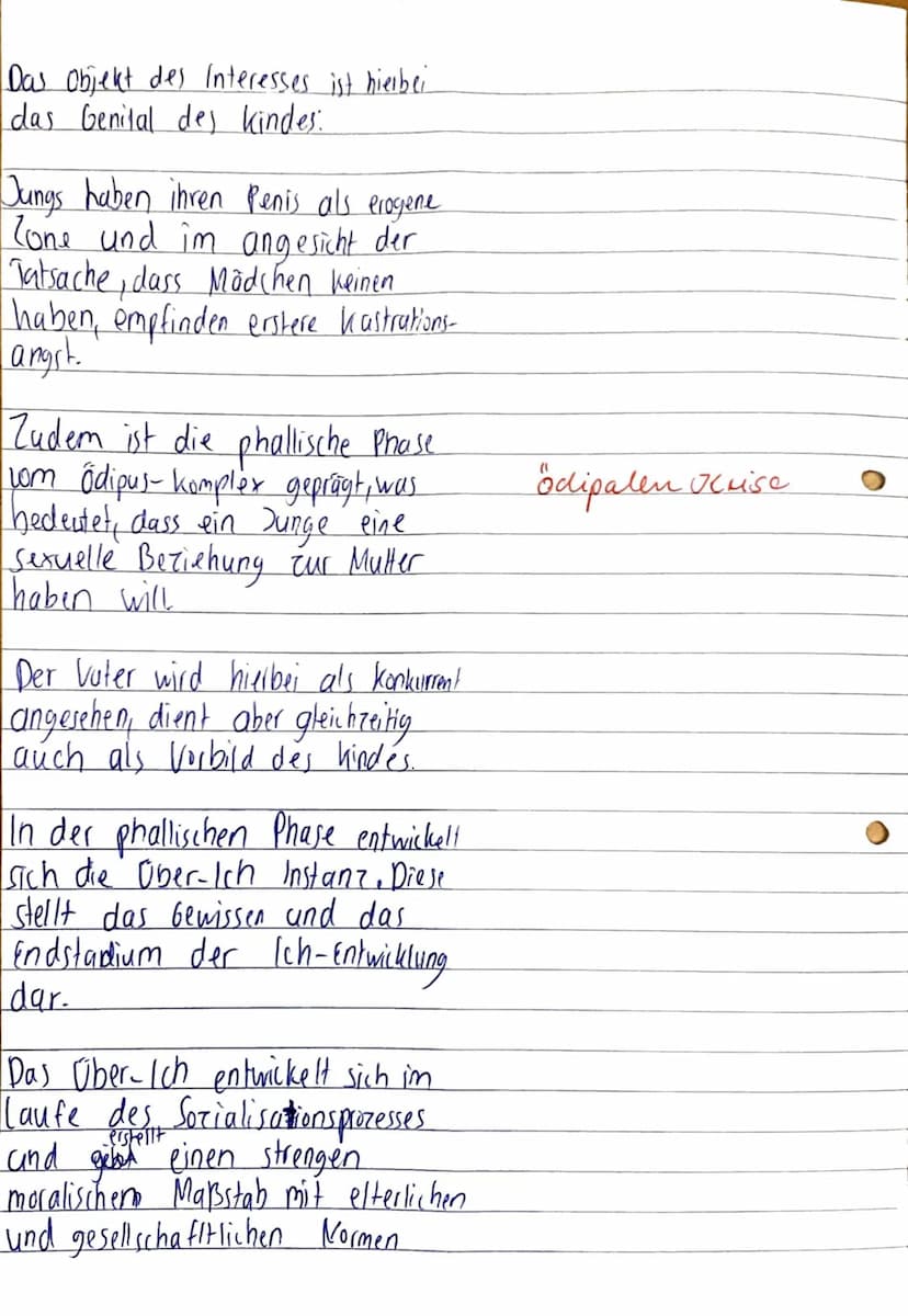 Thema: Die psychosexuelle Entwicklung nach Sigmund Freud
Materialgrundlage: Bruno Bettelheim: So können sie nicht leben. Die Rehabilitierung