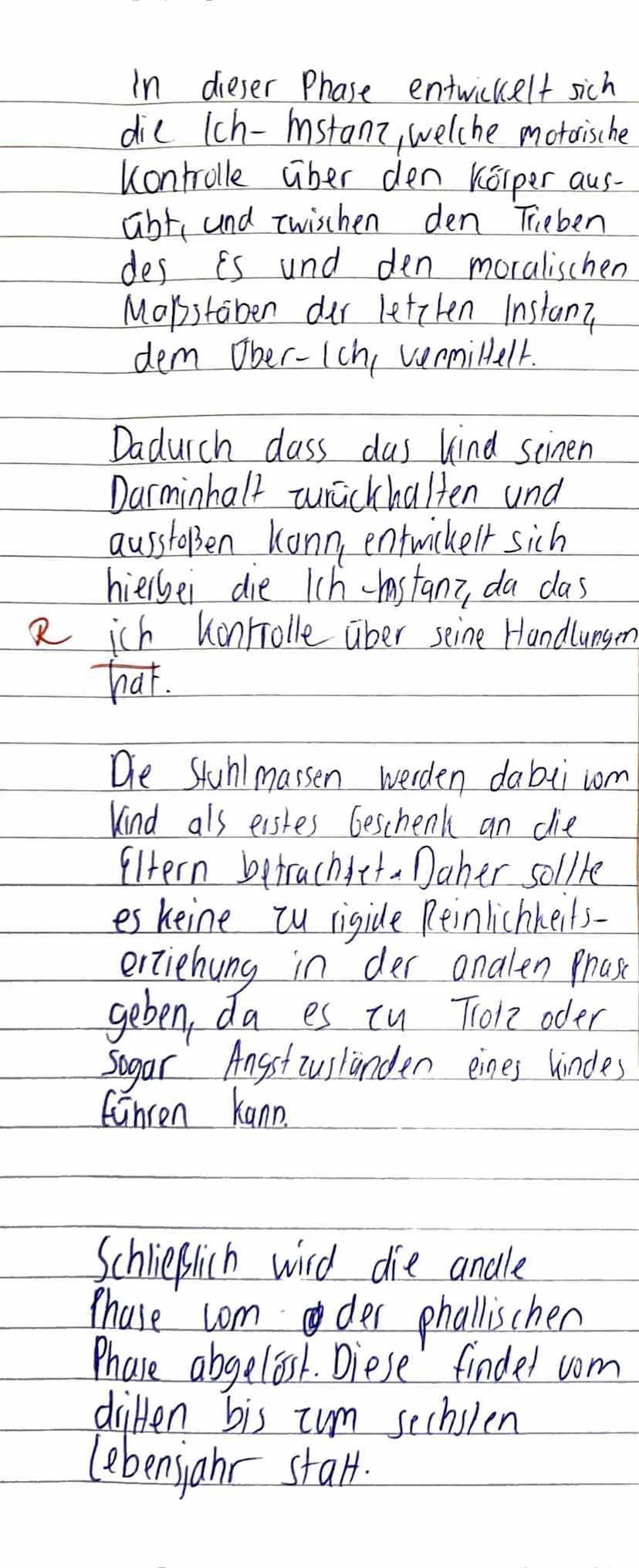Thema: Die psychosexuelle Entwicklung nach Sigmund Freud
Materialgrundlage: Bruno Bettelheim: So können sie nicht leben. Die Rehabilitierung