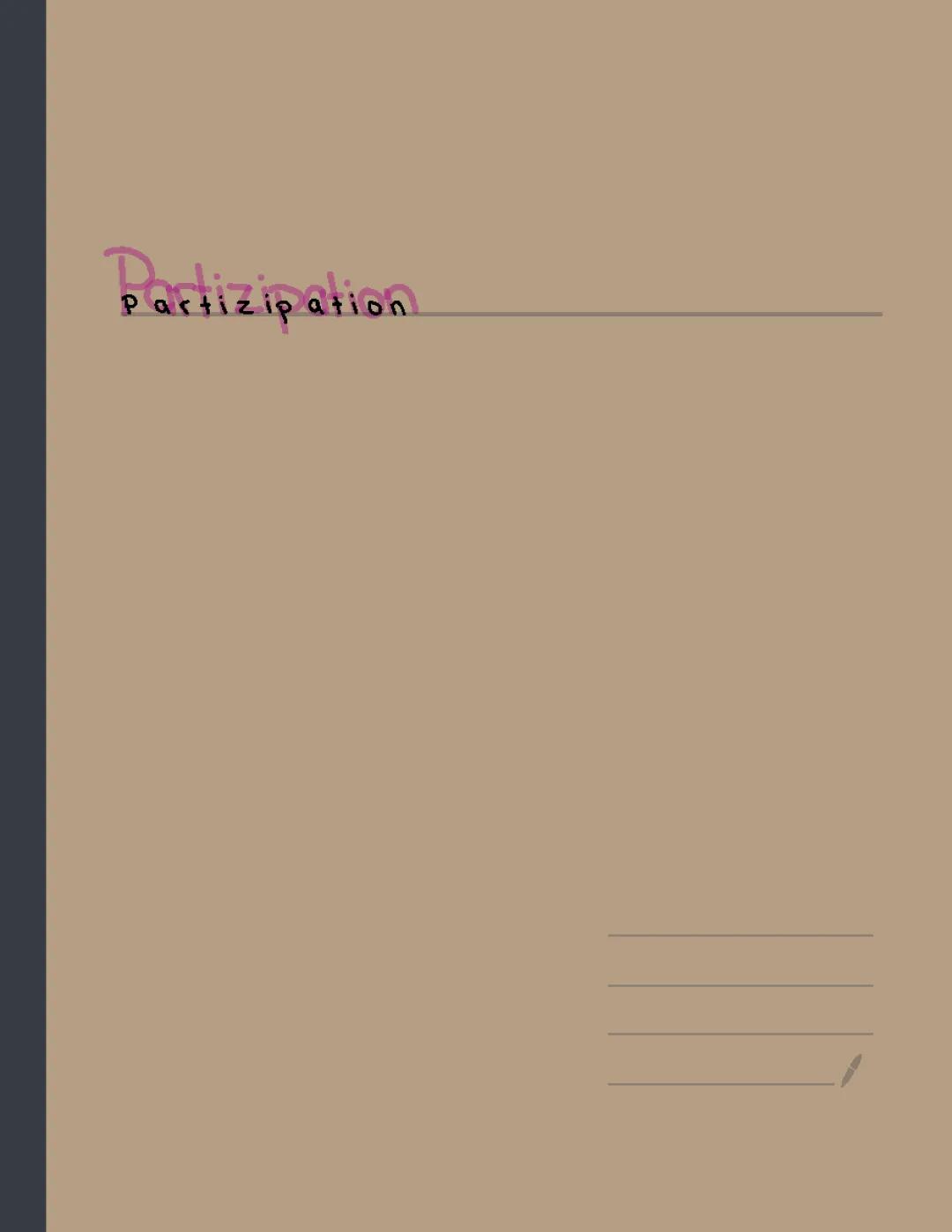 Partizipation Pädagogik 