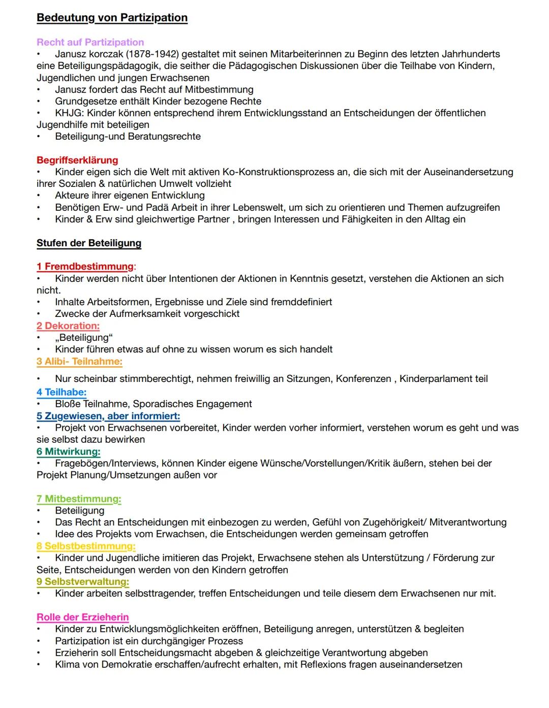 Partizipation Bedeutung von Partizipation
Recht auf Partizipation
Janusz Korczak (1878-1942) gestaltet mit seinen Mitarbeiterinnen zu Beginn