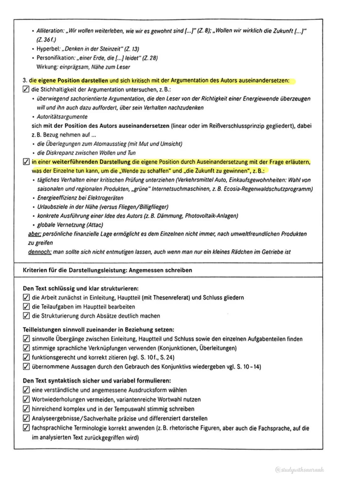 TEXTANALYSE
Die Textanalyse ist eine Aufsatzform, bei der man Inhalt, Sprache und
Struktur eines Textes analysiert.
Definition
Anschließend 