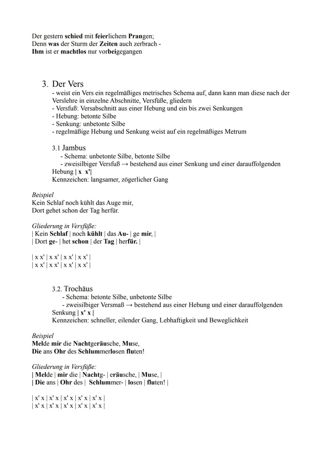 1. Die Strophe
1.1 Strophen
- sind Verbindungen aus Versen
- geschlossene Einheit
- je nach Anzahl der Verse Bezeichnung als: Zweizeiler, Dr