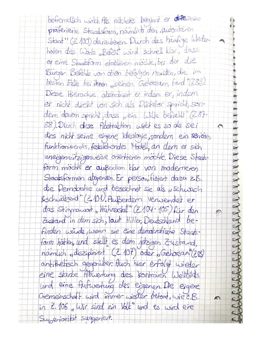 Redeanalyse: Rede an die Hiller-Jugend"
Parteitag 1935: Ein gane besonderes Erlebnis füir
die Anhänger der Hitlerjugend, denn diese be-
kame