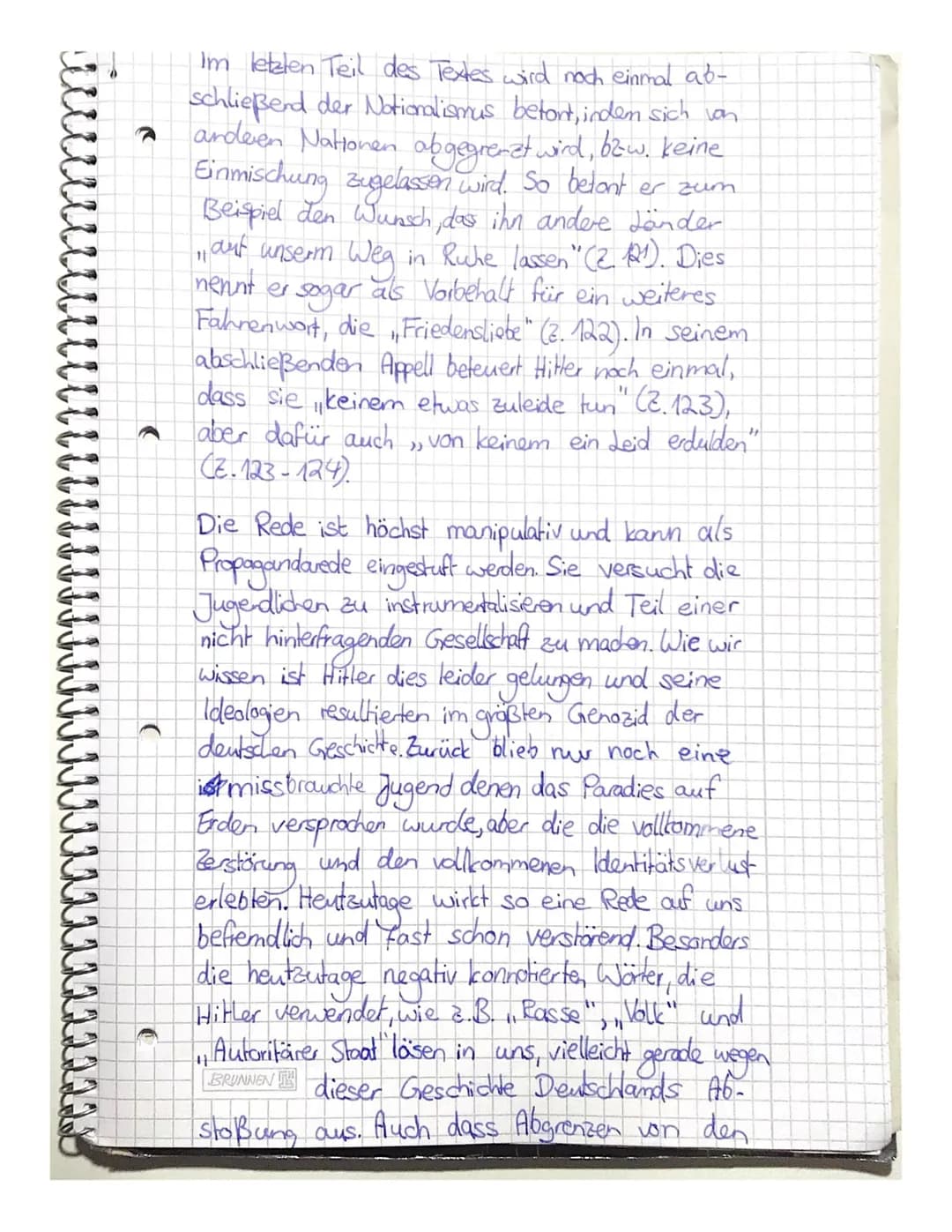 Redeanalyse: Rede an die Hiller-Jugend"
Parteitag 1935: Ein gane besonderes Erlebnis füir
die Anhänger der Hitlerjugend, denn diese be-
kame