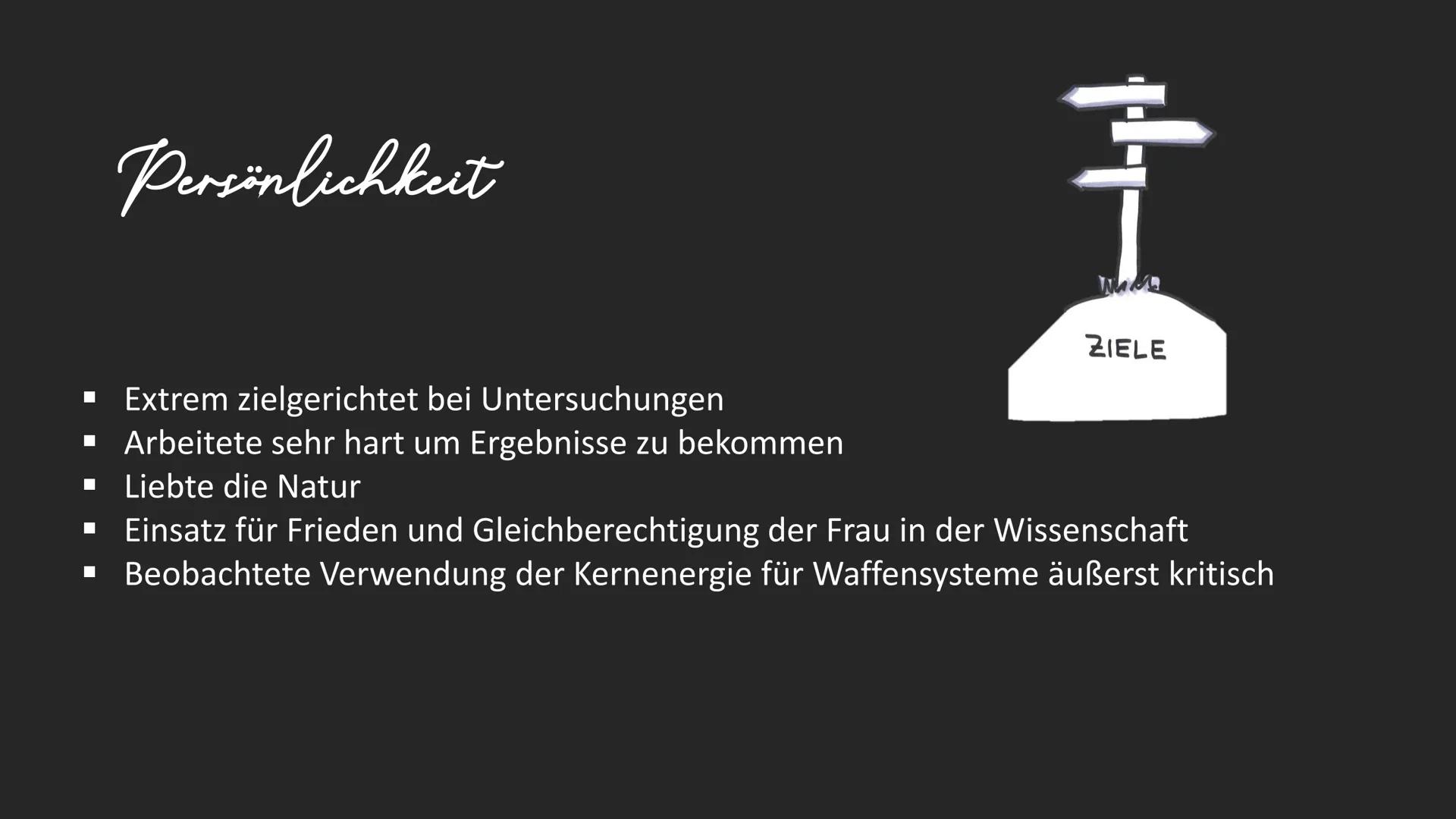 Lise Meitner.

- # Gliederung

- Kindheit
- Leben
- Entdeckung der Kernspaltung
- Nobelpreis
- Persönlichkeit # Kindheit

• 7. oder 17.Novem