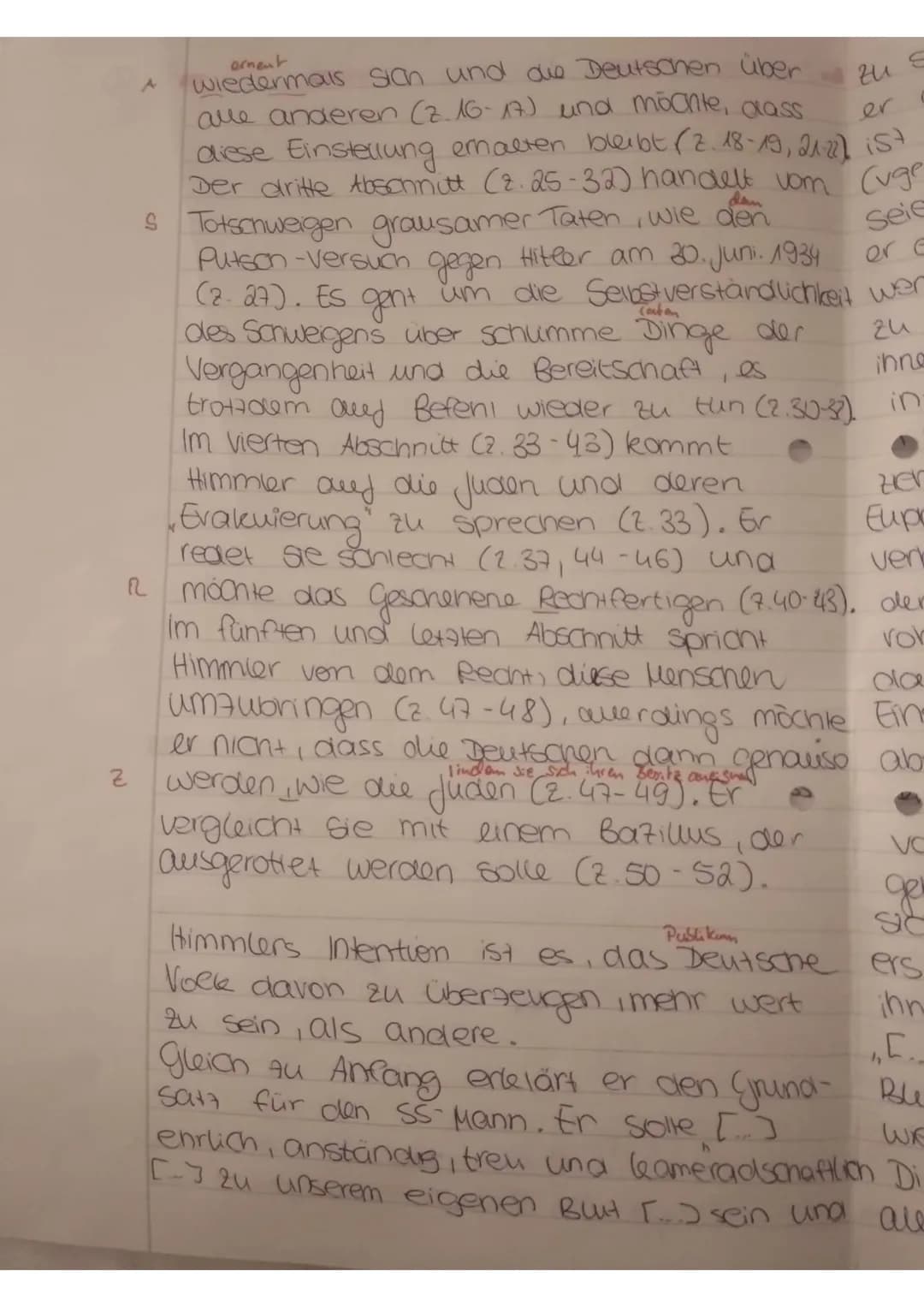 Deut
1 fic
D
alle
an der Metapher, Das ist das, was ich
diese SS einimpfen möchte und life ich
glaube -eingeimpft habe, (...)". Er möchte
ge