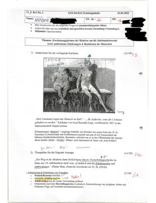 Know Geschichtsklausur Ambivalente Erfahrungen mit den Erscheinungsformen der Moderne thumbnail