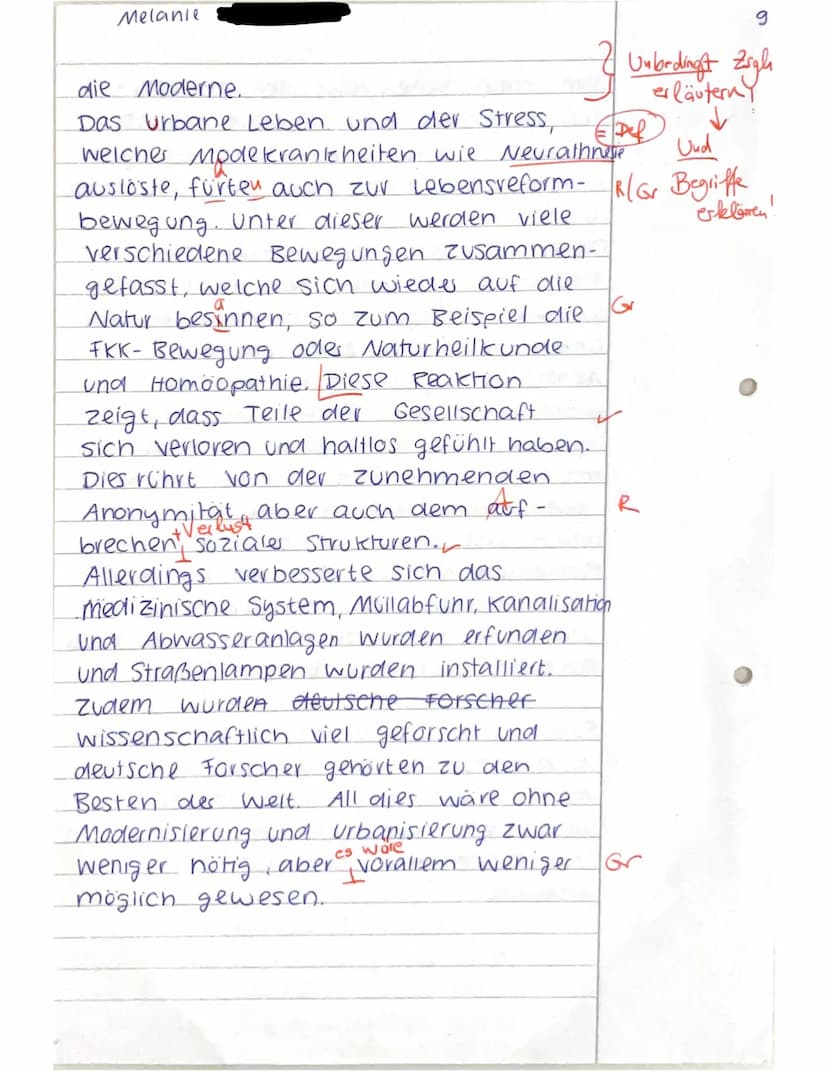 11_2: KA No. 1
GESCHICHTE (Leistungsfach)
VP: 26/22
Melanie.
Bitte beantworten Sie die folgenden Fragen in zusammenhängenden Sätzen.
Achten 