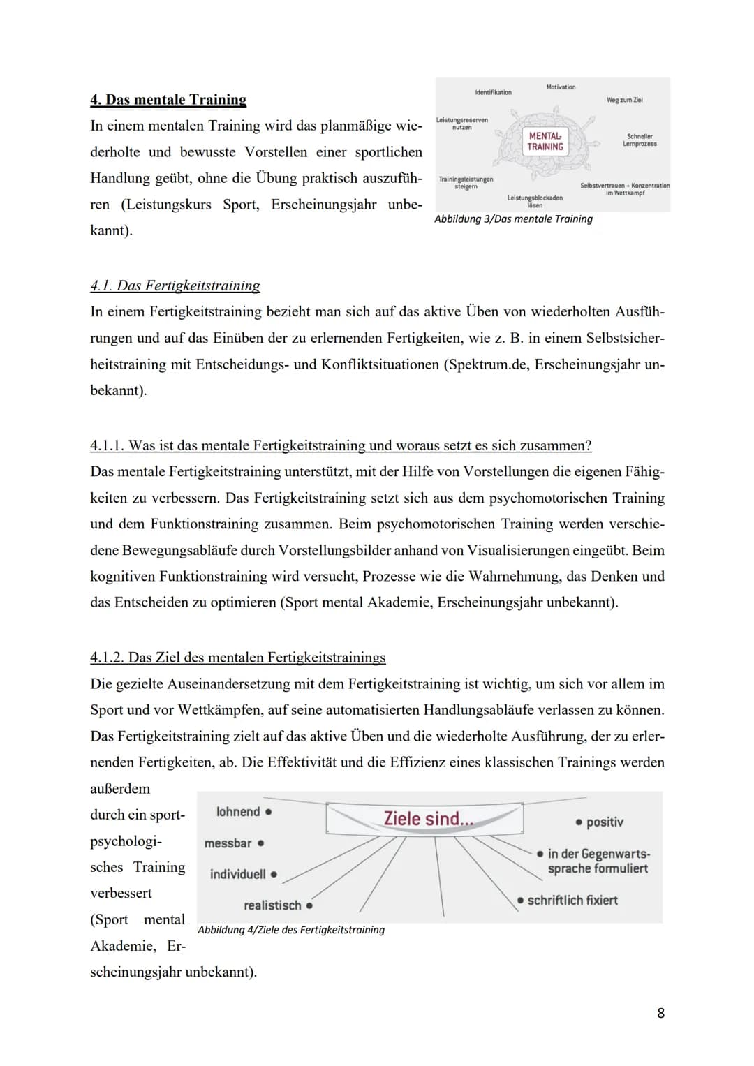 Sportpsychologie
Stephanie Mandernach / Lara Spanier
Sport-Hausarbeit
Herr Gleser
HPII - Sport 2
13.12.2021 Inhaltsverzeichnis
1. Einleitung