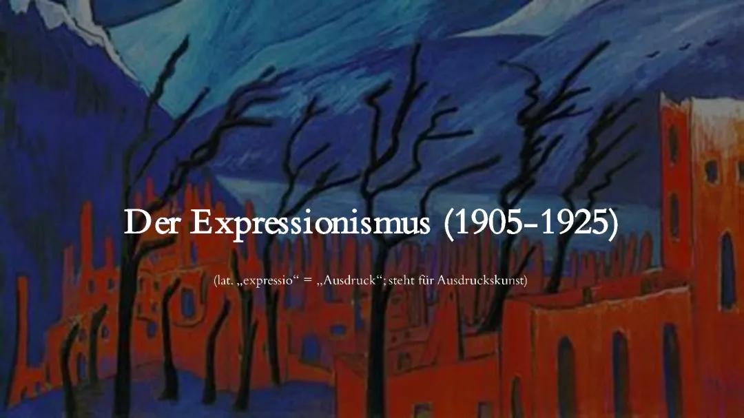 Expressionismus: Kunst, Literatur und Merkmale einfach erklärt