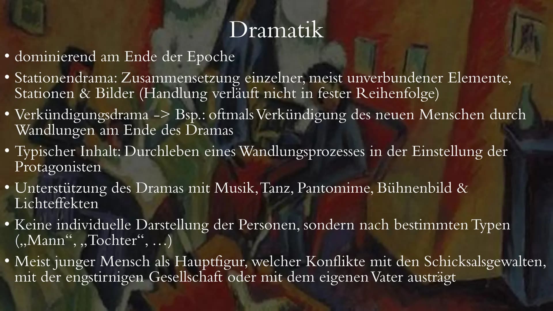 Der Expressionismus (1905-1925)
177
(lat. ,,expressio" = ,,Ausdruck"; steht für Ausdruckskunst) Der Expressionismus (1905-1925)
1
1905 - 191