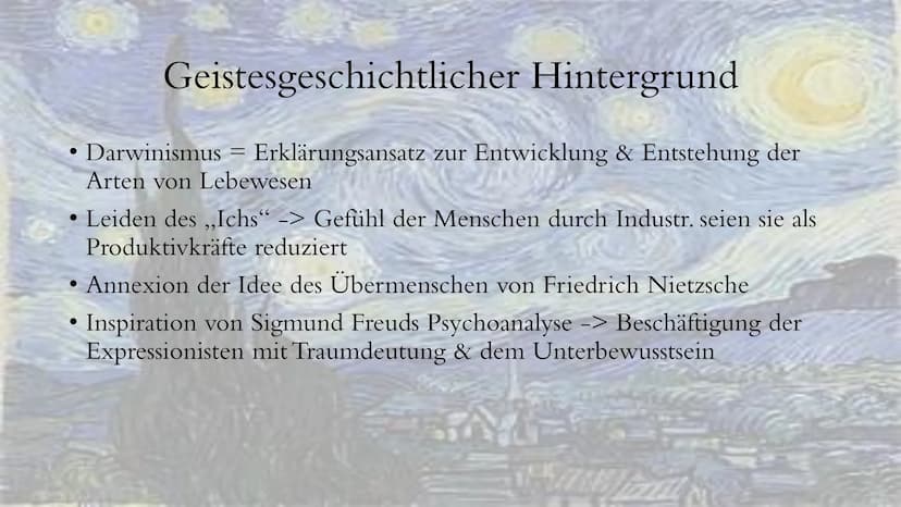 Der Expressionismus (1905-1925)
177
(lat. ,,expressio" = ,,Ausdruck"; steht für Ausdruckskunst) Der Expressionismus (1905-1925)
1
1905 - 191