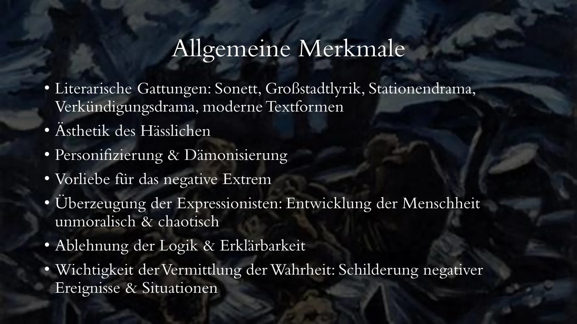 Der Expressionismus (1905-1925)
177
(lat. ,,expressio" = ,,Ausdruck"; steht für Ausdruckskunst) Der Expressionismus (1905-1925)
1
1905 - 191