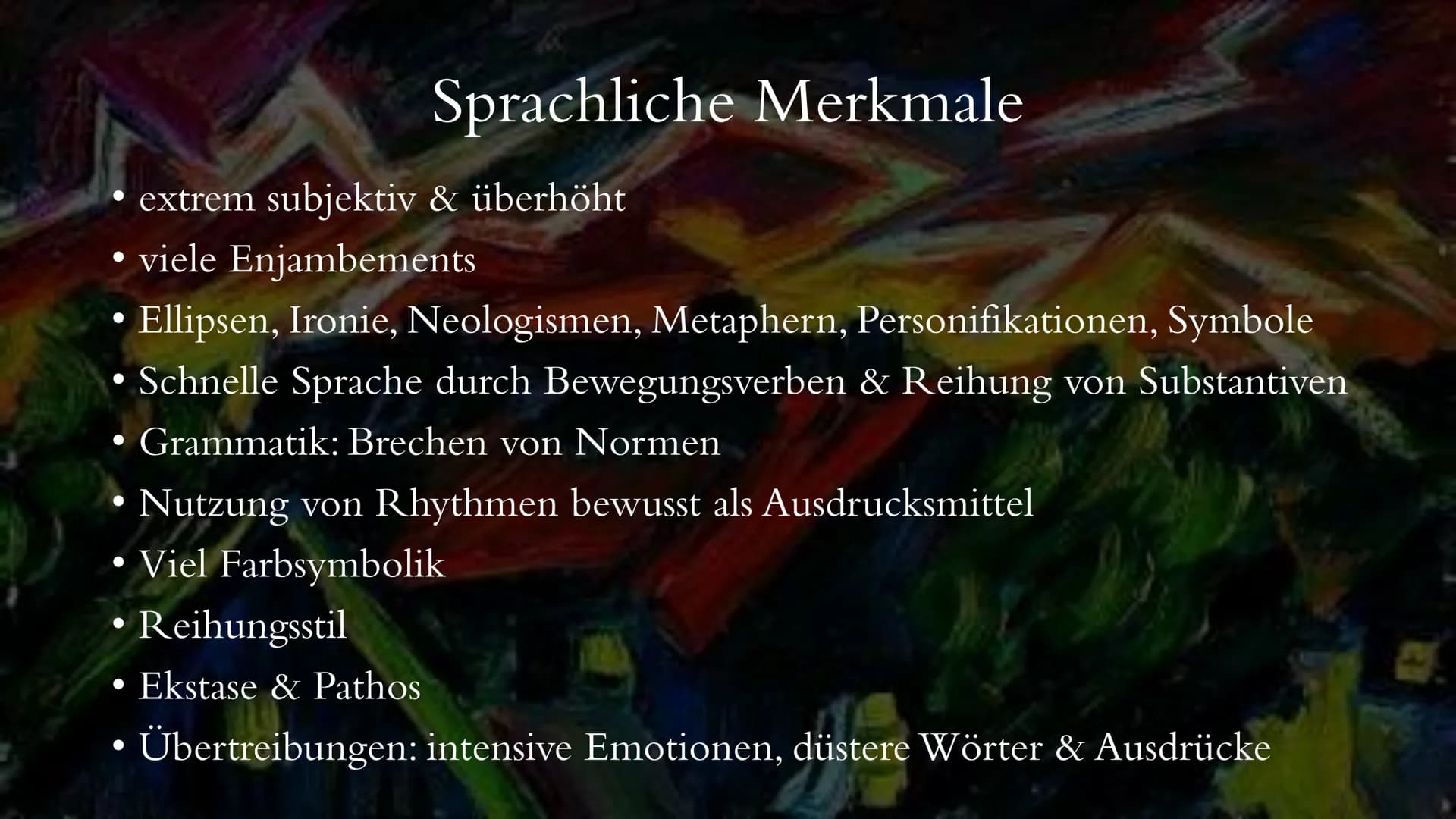 Der Expressionismus (1905-1925)
177
(lat. ,,expressio" = ,,Ausdruck"; steht für Ausdruckskunst) Der Expressionismus (1905-1925)
1
1905 - 191