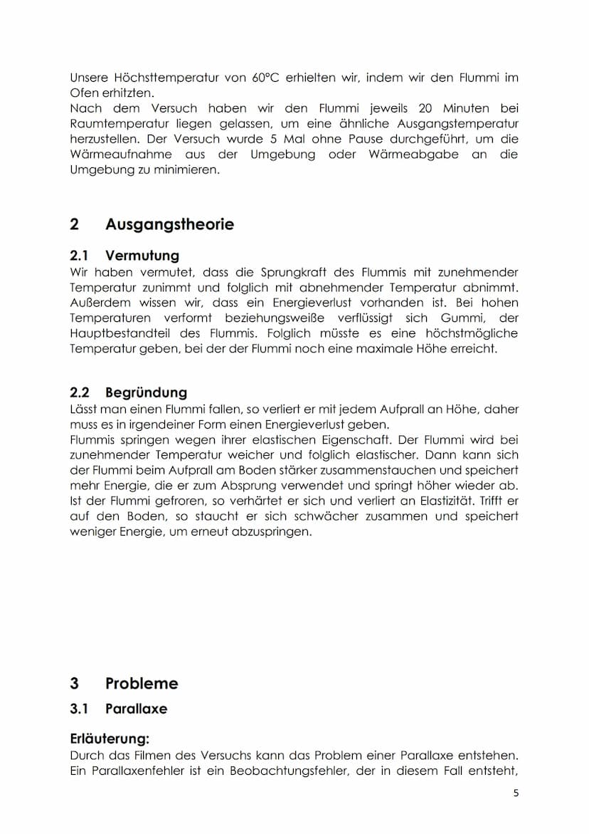  Bericht: NwT1-Freiprojekt
zum Thema Flummis und ihre Sprungkraft
Sophia Stähle
Benjamin Böklen
Klasse 10
Sindelfingen, den 27.12.2018
1 Abs