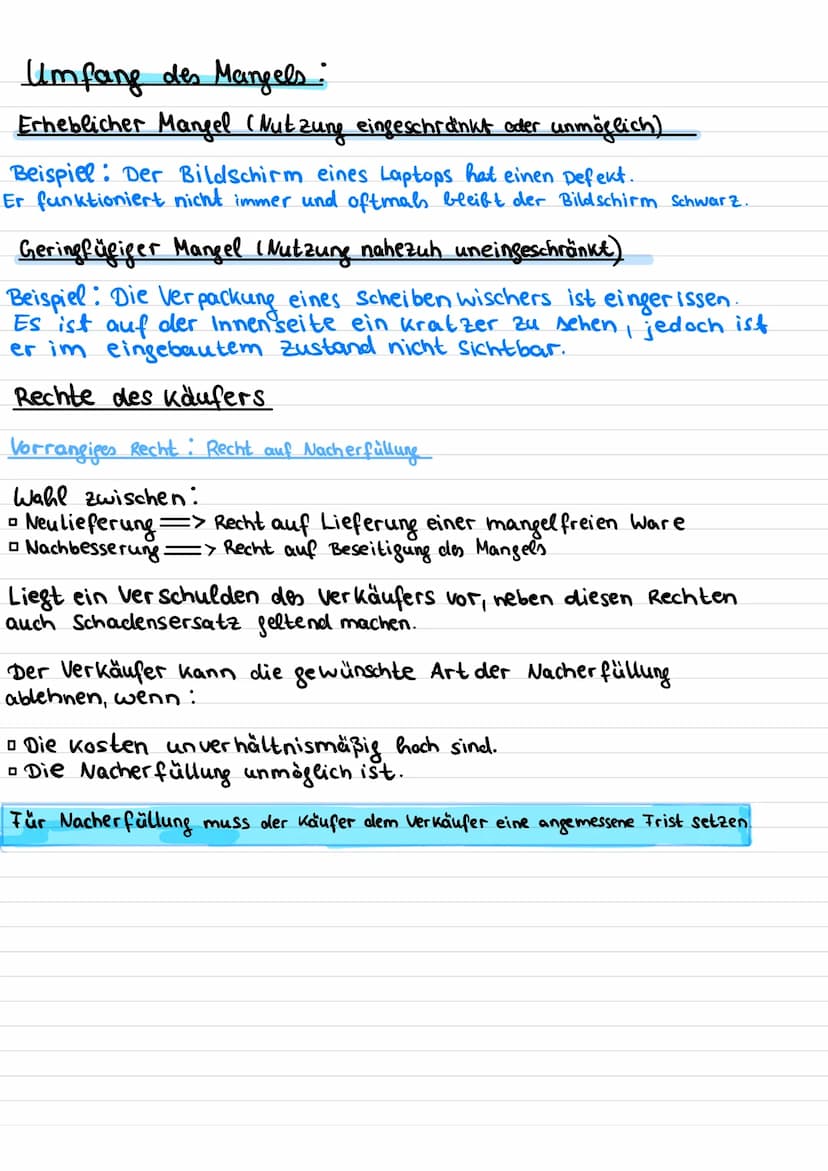 mangelhafte lieferung
Eine Sache ist frei von Mängeln nach den Bestimmungen des BGB
wenn :
vereinbarte Beschaffenheit
ausdrückliche vereinba