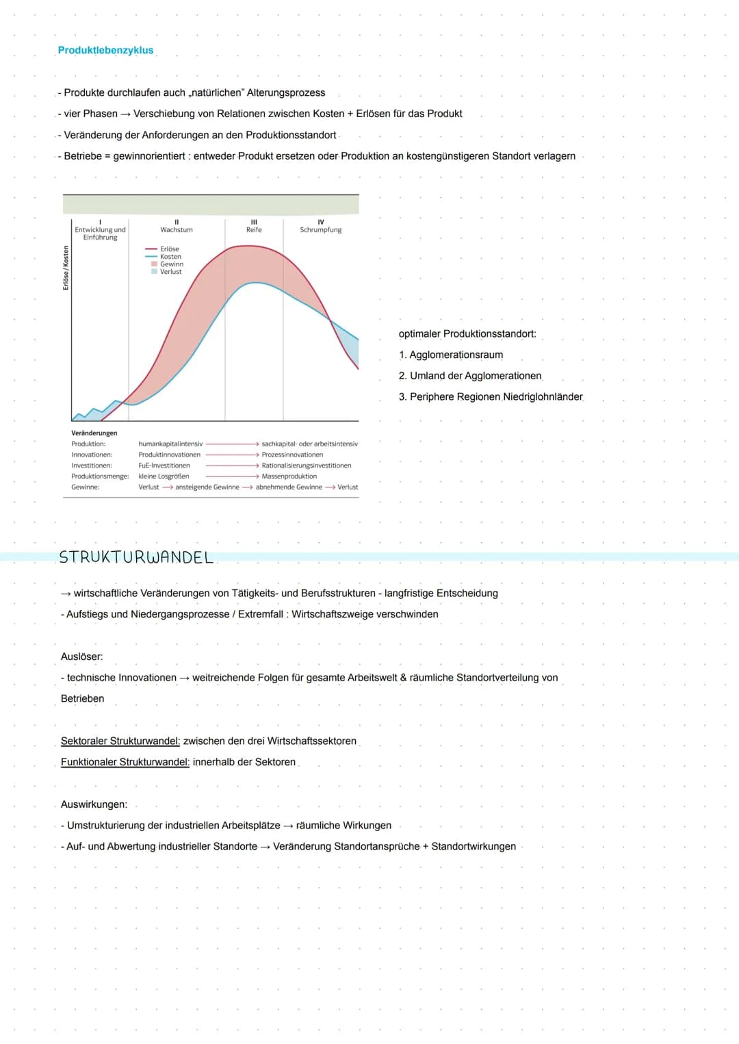 INDUSTRIE &DIENSTLEISTUNGEN
=> Haupterwerbsquellen, prägen unsere Kulturlandschaft (positiv & negativ)
permanenter Wandel → organisatorische