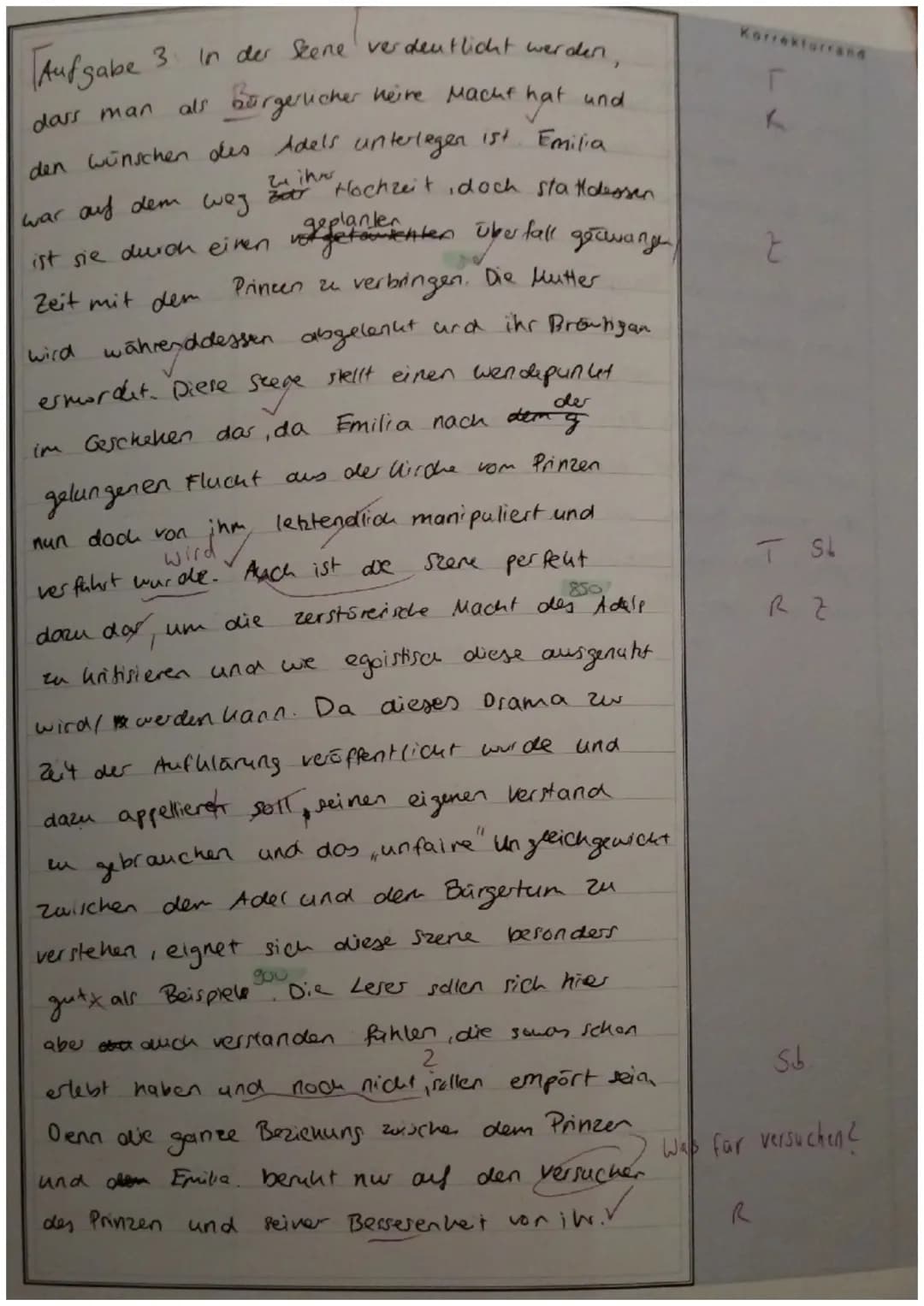 Emilia Galotti: Zusammenfassung, Charakterisierungen und Szenenanalysen