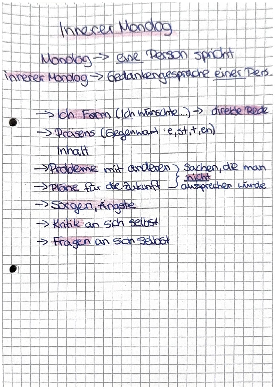 Deutsch RSAP Lernzettel