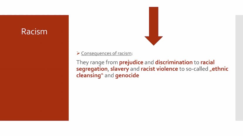 Prejudice and racism Structure
• Vocabulary
●
• Prejudice
●
• Racism
Connection to the movie ,,Gran Torino"
Conclusion
Connection to the top