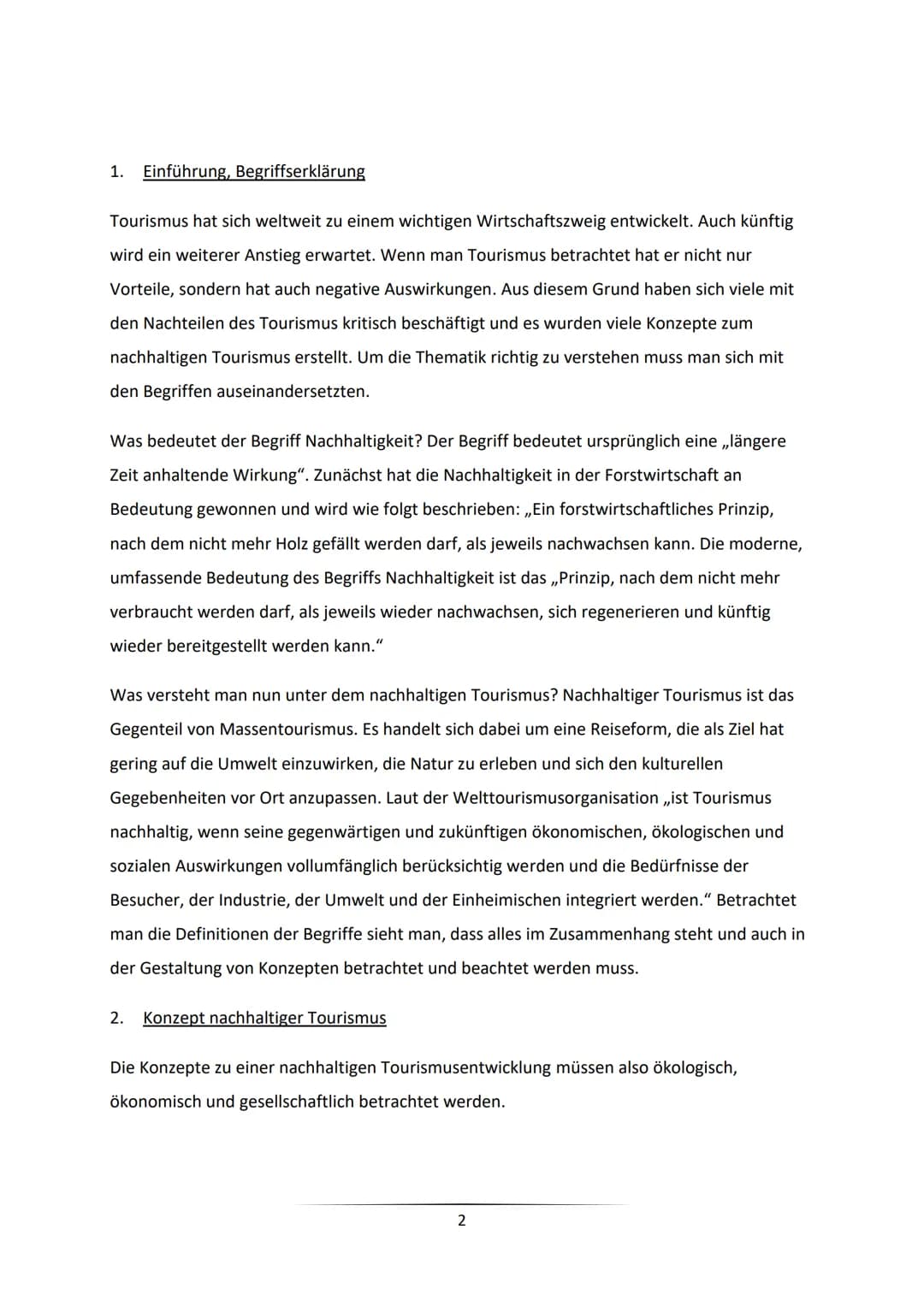 ,,Co2-Fußabdruck
Eine Nummer kleiner, bitte!"
Ein Artikel über nachhaltigen Tourismus
Thema:
Name
Klasse:
Nachhaltiger Tourismus
Kevin Arnol