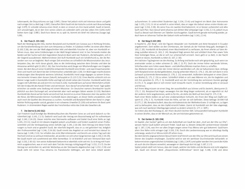 Die Vermessung der Welt-Inhalt
1. Die Reise (S.7-17)
Im Jahr 1828 tritt der 51-jährige Mathematiker Carl Friedrich Gauß eine Reise von seine