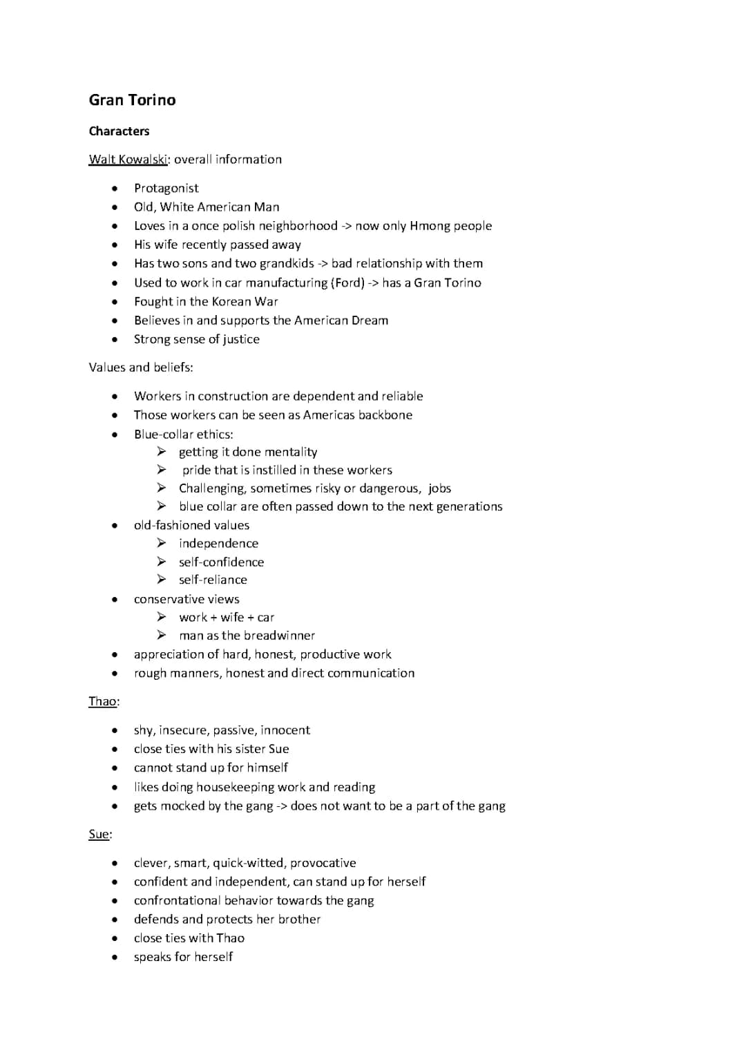 Understanding Gran Torino: Intercultural Themes and Character Growth