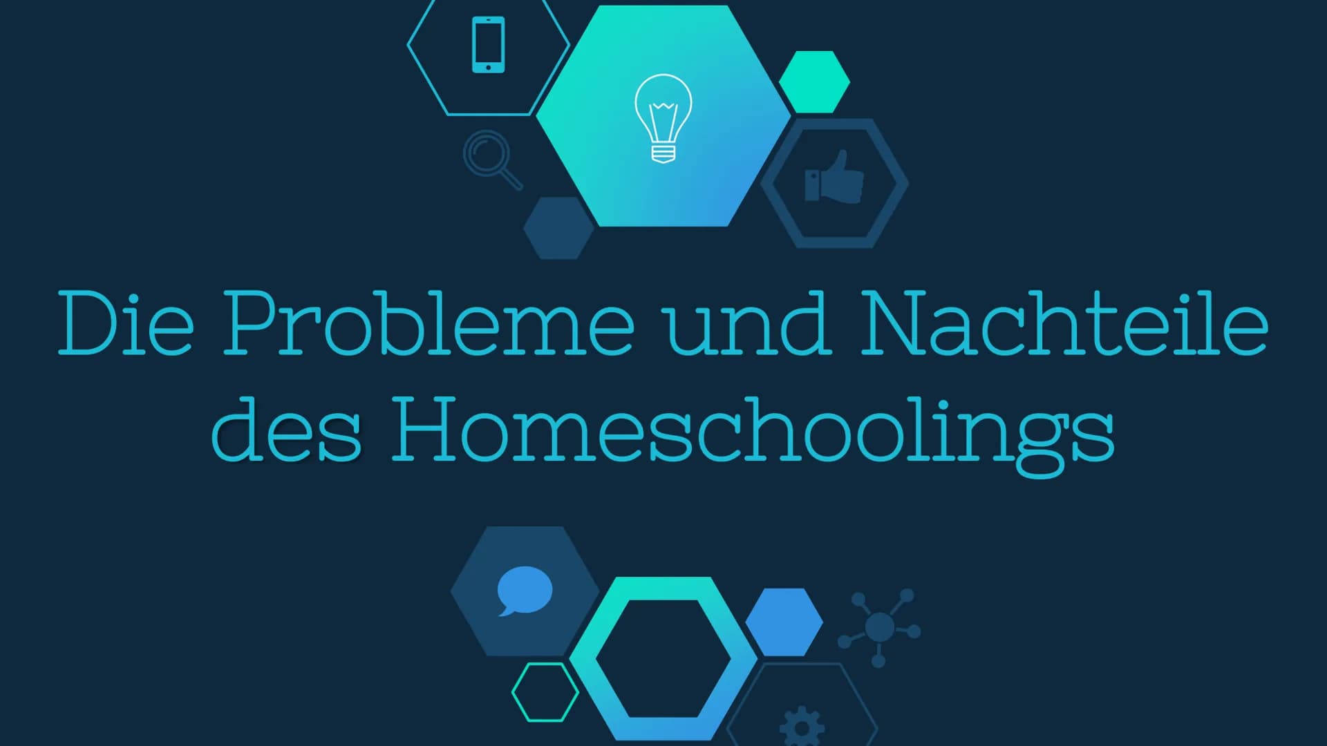 Die Probleme und Nachteile
des
Homeschoolings
K Quellen und Seiten zum Nachlesen:
Video (zwei Familien werden interviewt und verglichen) und