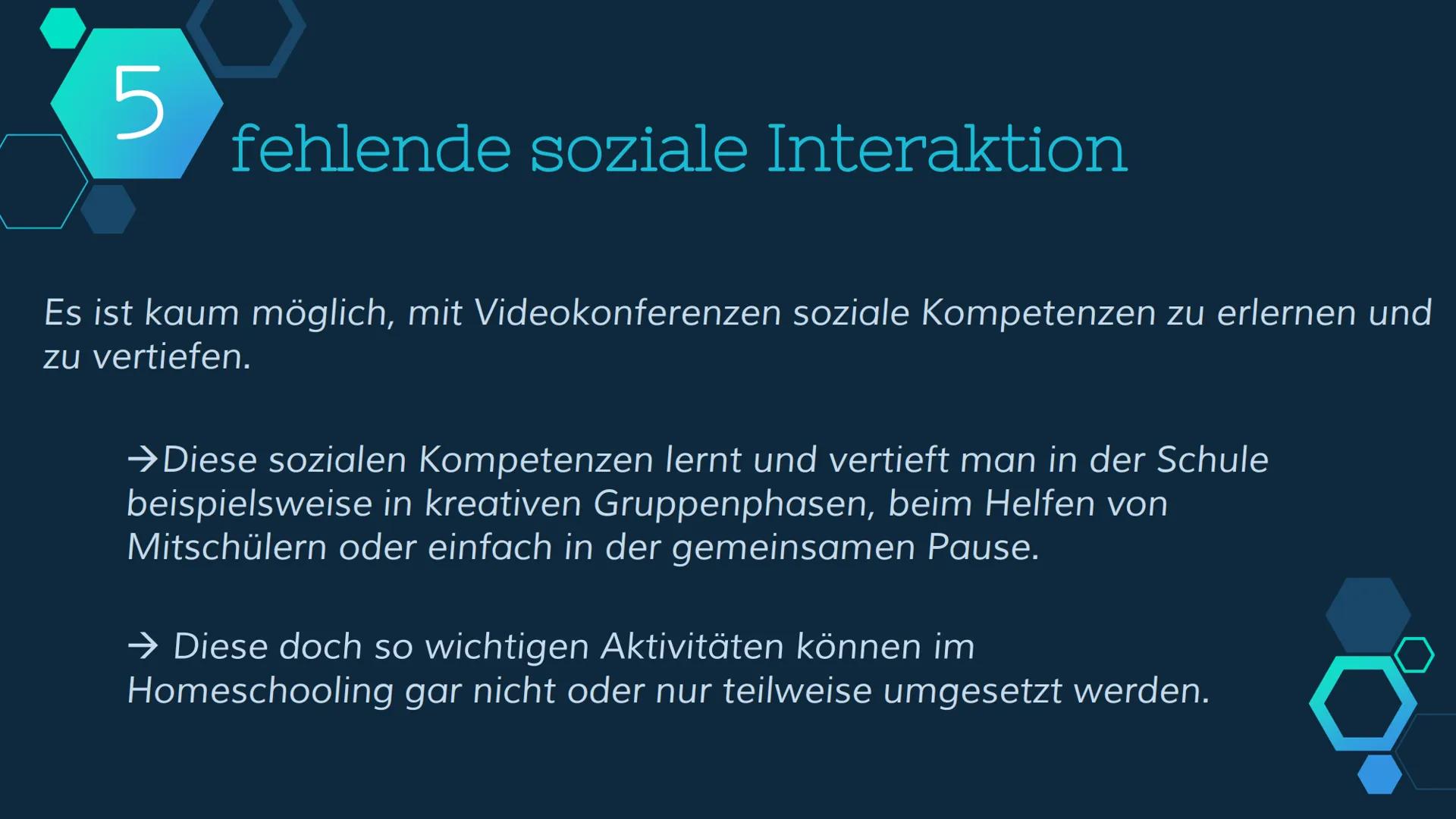 Die Probleme und Nachteile
des
Homeschoolings
K Quellen und Seiten zum Nachlesen:
Video (zwei Familien werden interviewt und verglichen) und