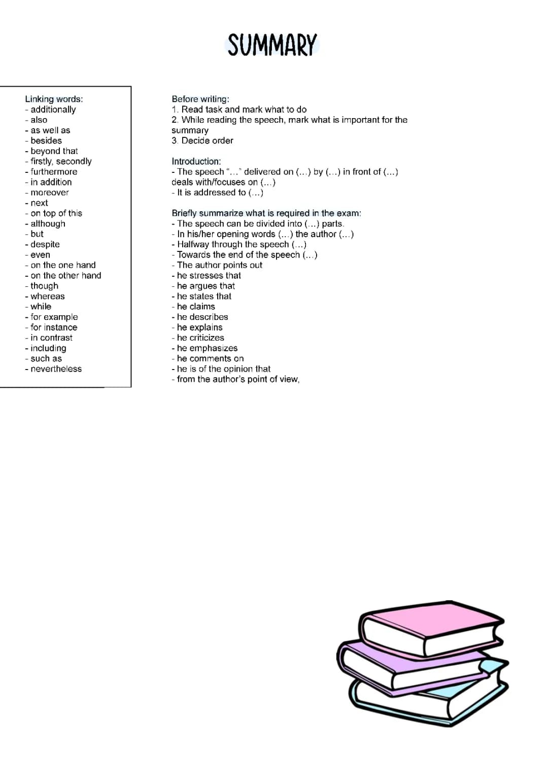 Englisch summary