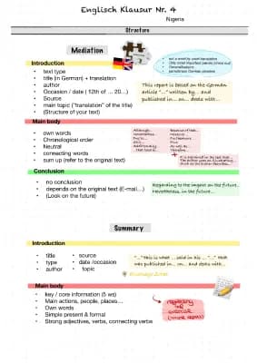 Know Englisch LK Klausur Q1, Nigeria and its oil, Sachtextanalyse  thumbnail