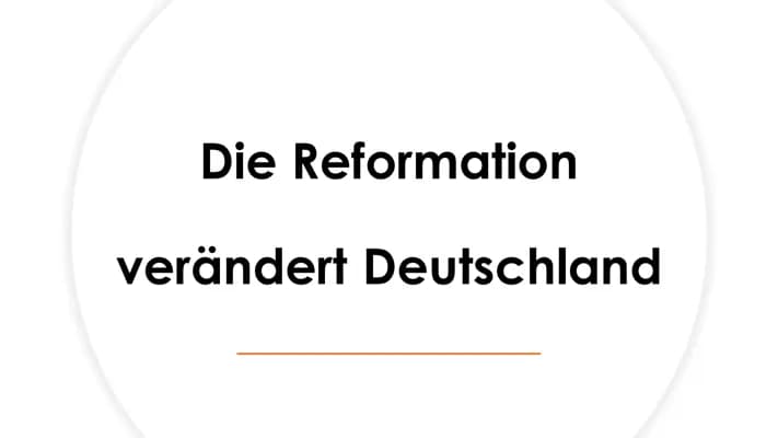 Know Die Reformation verändert Deutschland thumbnail
