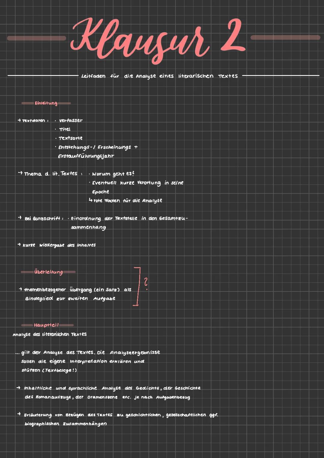 Analyse Literarischer Texte PDF & Beispiele - Einfache Erklärung