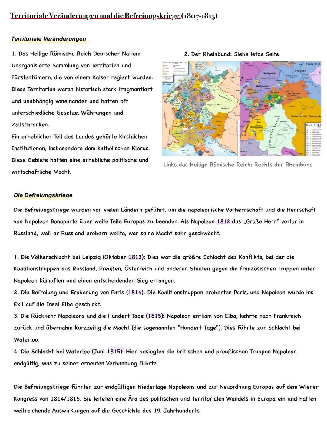 6
1.Klausur
Geschichte Leistungskurs
Die "Deutsche Frage" im 19. Jahrhundert Entdeckung der deutschen Nation (1801-1807)
Definition von wich