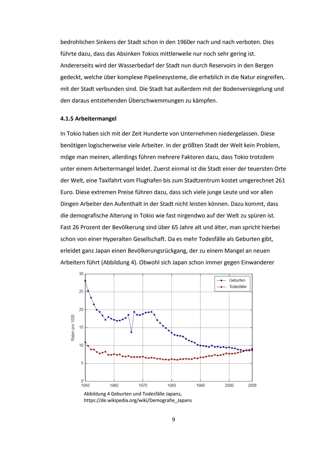 Inhaltsverzeichnis
1. Einleitung.....
2. Lokalisierung...
3. Entwicklung
3.1 Edo-Zeit.
3.2 Meji-Zeit.
3.3 Nachkriegszeit..
3.4 Heutzutage.
4