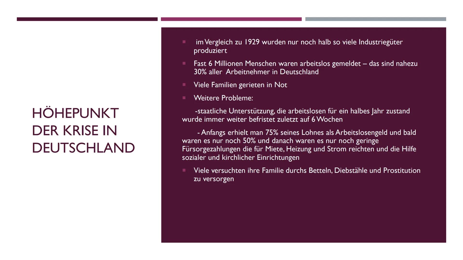 WELTWIRTSCHAFTSKRISE
1929 INHALTSVERZEICHNIS

Vom Boom zur Kriese in den USA

Schwarzer Freitag

Der,, New Deal"

Deutschland in der Krise

