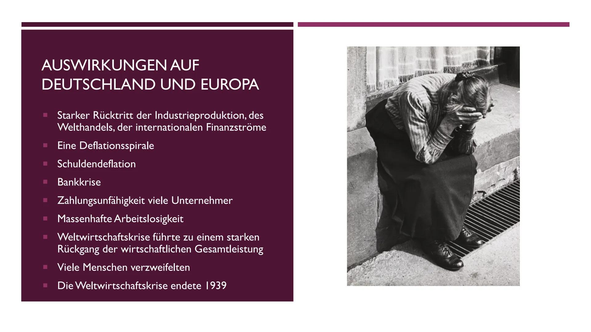 WELTWIRTSCHAFTSKRISE
1929 INHALTSVERZEICHNIS

Vom Boom zur Kriese in den USA

Schwarzer Freitag

Der,, New Deal"

Deutschland in der Krise


