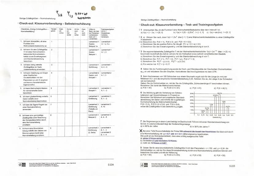 <h2 id="dichtefunktion">Dichtefunktion</h2>
<p>Eine Funktion f heißt Wahrscheinlichkeitsdichte über einem Intervall [a, b], wenn gilt:<br />