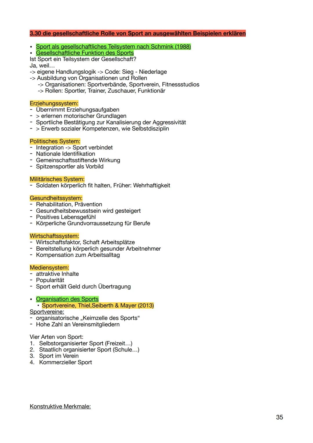 1. Wissen zur Realisierung des eigenen sportlichen Handelns
1.1 sportartenspezifische Grundlagen der unterrichteten Inhaltsbereiche nennen u