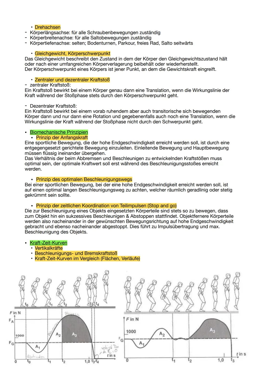 1. Wissen zur Realisierung des eigenen sportlichen Handelns
1.1 sportartenspezifische Grundlagen der unterrichteten Inhaltsbereiche nennen u