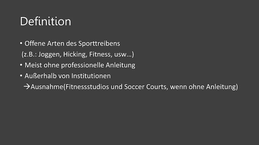 Sport
Unorganisierter
Kommerzieller
Sport
und
次
方
网
《出污
文大上呀
户户 Inhaltsverzeichnis
Kommerzieller Sport
• Definition
●
• Kunden
●
●
Die Versc
