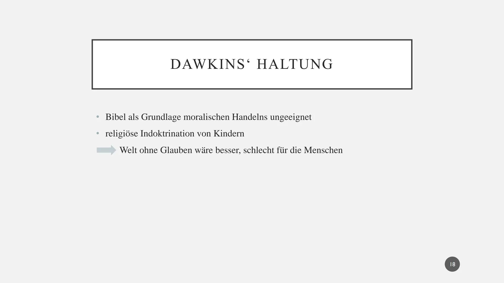 CLINTON RICHARD DAWKINS • Allgemeines
Werdegang
●
●
●
●
●
●
,,Der Gotteswahn"
Einfluss auf Kinder
Dawkins' Haltung
Atheismus
Quellen
INHALT
