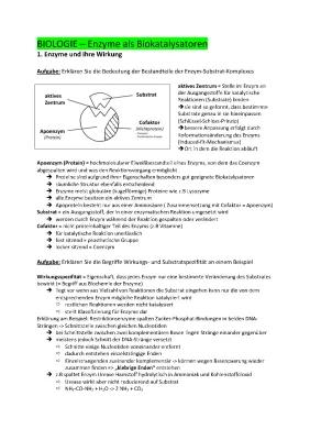 Know Enzyme als Biokatalysatoren  thumbnail